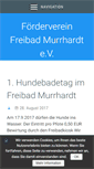 Mobile Screenshot of freibad-murrhardt.de