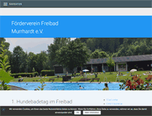 Tablet Screenshot of freibad-murrhardt.de